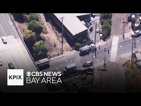 Watch: View above underground vault explosion in Richmond where body was found