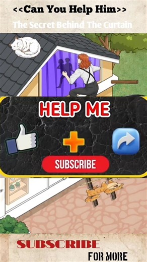 ((Can you help him)) Mystery game 😱#braingames #puzzle