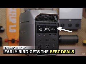 Delta 3 Plus - EcoFlow New Power Station Unboxing Review, Full Specs, How to Get Early Bird Discount