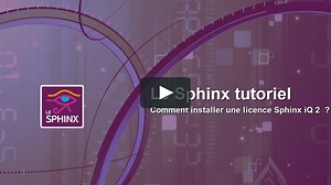 Prise en main de Sphinx iQ 2 - Installer une licence Sphinx iQ 2