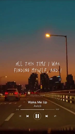 Avicii - Wake Me Up (Lyrics Video)