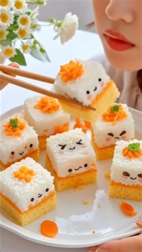 oddlysatisfying rice cakes ✨🙀#shortsfeed #shorts#asmr #trendingshorts #ai