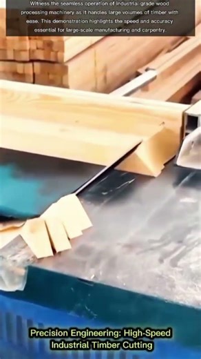 Precision Engineering: High-Speed Industrial Timber Cutting