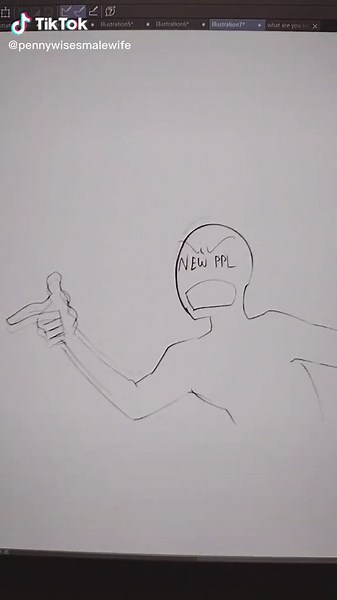 Charming Pennywise Drawing | Horror Digital Art