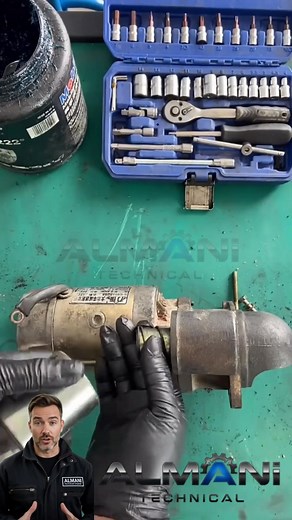 Fixed a Starter for Free #mechanic | Automobile Section