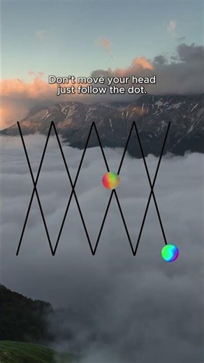 Don’t move your head—just follow the dot