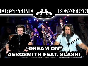 Dream On LIVE feat SLASH ! - College Students' FIRST TIME REACTION!