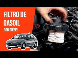 How to change the diesel filter on a Peugeot 206 2.0 HDI