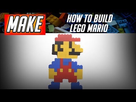 LEGO MARIO Pixel Art - How to build LEGO Mario - HOW TO LEGO MOC #1