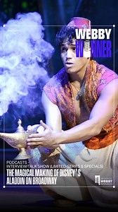 "I Wish For a Webby!" Situation accepts their Webby Award for "The Magical Making of Disney's Aladdin on Broadway" 吏  Follow us to make sure you're the first to see our 2025 Winners' speeches both on and offstage! Experience all of the fun surprises we have up our sleeve this weekend, leading up to the #Webbys Show, hosted by Ilana Glazer on May 12th. #webbyawards #5wordspeech #aladdin #disney #broadway #aladdinbroadway #situation | The Webby Awards | Facebook