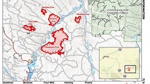 NEW MAP: Wildfires burning near the Tongue River explode in size to over 22,000 acres