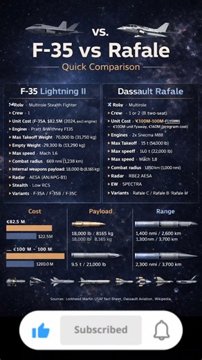 Stealth vs. Speed: F-35 vs Rafale ll fighter Jet ll The Ultimate Showdown ✈️🔥 #shorts #usa #viral