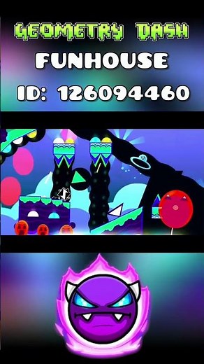 FUNHOUSE In Geometry dash #geometrydash #gd #robtop #viral #shorts #music