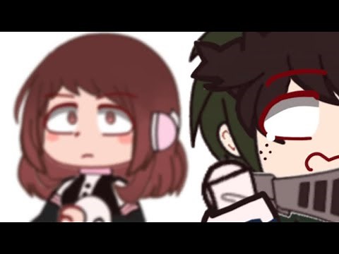 //Izuku and Ochako first kiss?!// izuocha💚💗//animation// untouchable meme//