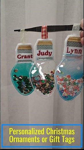 How to Make Awesome Christmas Name Ornaments!