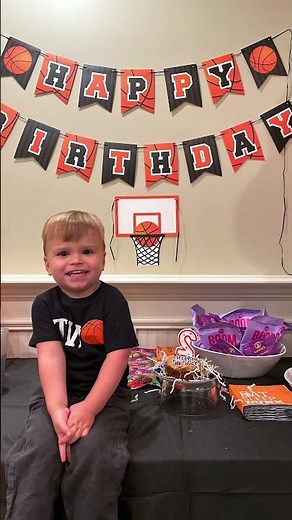 TWO YEAR OLD BIRTHDAY PARTY IDEA! Born 2 ball theme for toddler boy