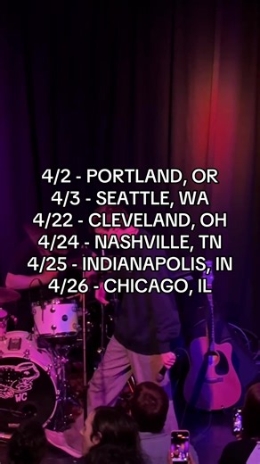 first time headling ANYWHERE outside of NJ/PA!!!!!!!! where will we be seeing you? #fyp #indie #emo #tour #bikeroutes