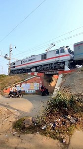 Poorva Express Skipping Over Underpass | Indian life lines