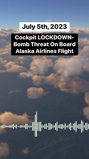 1.2M views · 6.2K reactions | Cockpit LOCKDOWN- Bomb Threat On Board Alaska Airlines Flight #Atc #aviation #plane #pilot #airplane #avgeek #airport #sky | Flight Simulator Fantasy | Facebook