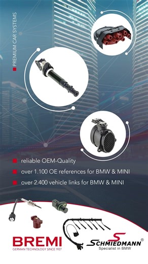 🔧 BMW & MINI Running Rough? Upgrade to BREMI High-Quality Parts | Available at Schmiedmann
