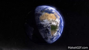 Earth 4K rotation on Make a GIF