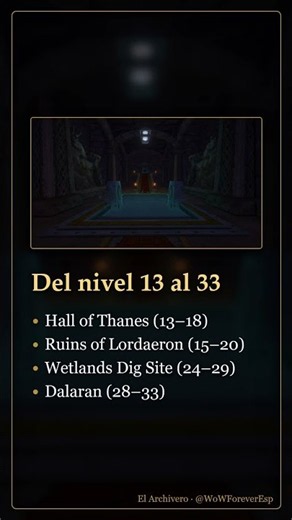 Las 9 MAZMORRAS nuevas de WoW Forever en 40 segundos #WoWForever #Shorts