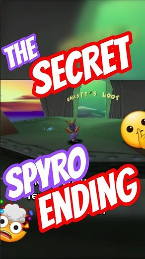 Most 90s Kids MISSED THIS Spyro Ending! 🤫 #spyro #ps1 #retrogaming