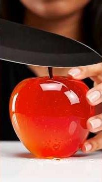 “Extreme Crunch! Gradient Apple Eating ASMR 🍏💛 "| Ultra close up sounds | #asmrsounds #eatingsounds