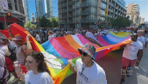 Pride Parade brings hundreds of thousands to Toronto