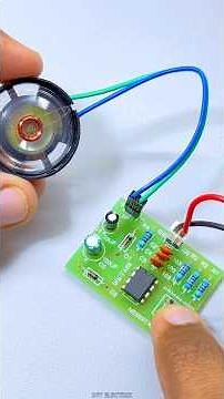 How To Make a Simple Doorbell | Simple Doorbell Circuit | Electronic Projects