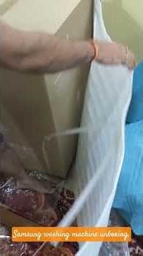 Samsung Washing Machine Front load unboxing and packing review