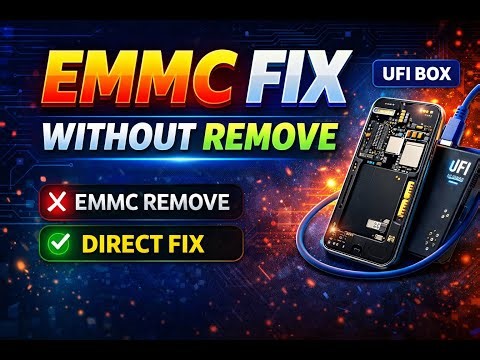 Realme 3 EMMC Programming Emmc Without Remove 🔥 | UFI Android Setup | Dead Boot Fix 100%