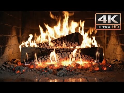 🔥Warm cozy cheminée | Crackling Fireplace | Relaxing Fire Sounds for Sleep, Study & Focus | 4K Cozy