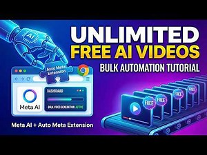 How to Create Unlimited Free AI Bulk Videos with Meta AI & Auto Meta Extension