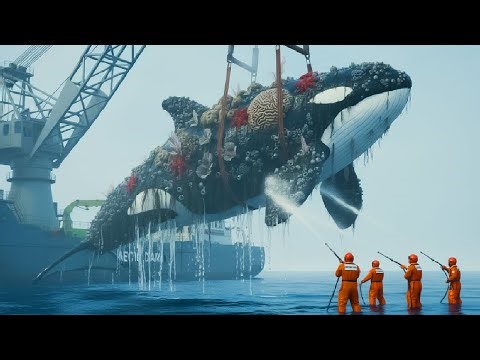 Rescue Team Saves Killer Whale From Giant Brain Coral, Polar Sea Sponge, Rock Barnacles #TOTO100