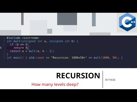 recursion in c++: how deep can it get?