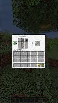 HOW TO GET A STONE HOE IN MINECRAFT #minecraft #shorts