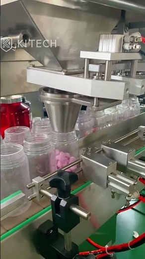 Stop Manual Counting! Fast Automatic Candy Filling Machine for Gummies & Pills 🍬