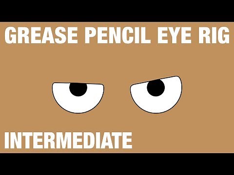 Grease Pencil Eye Rig - Intermediate Blender Tutorial