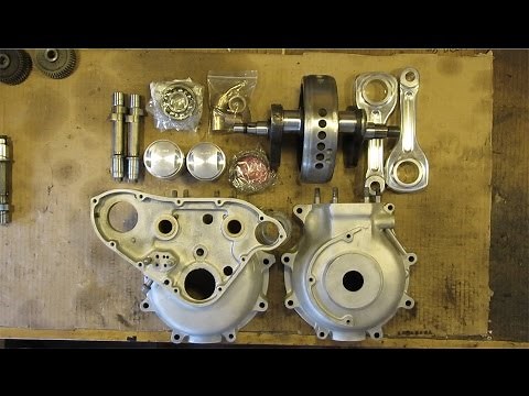 Triumph pre-unit engine rebuild - part1 (english subtitles)