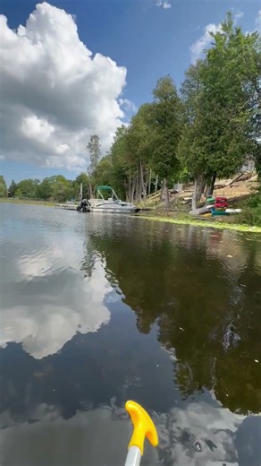 Quiet Time In The Kayak On On Little Elkhart Lake