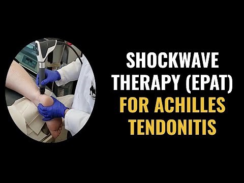 Shockwave Therapy (EPAT) Demonstration For Achilles Tendonitis