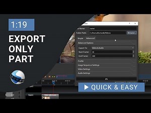 OpenShot Video Editor Tutorial: How to Export only Part of The Video in Openshot