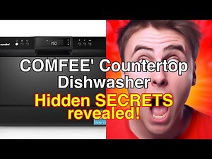 Comfee’ countertop dishwasher review: energy star portable dishwasher with 8 washing programs