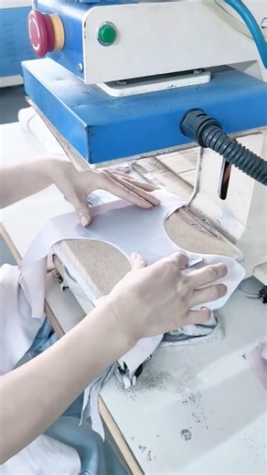 Bikini Gusset Join by Heat Press Machine #heatpress #bikini #gussetjoin