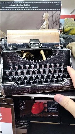 2025 Michael's Animated Haunted Typewriter Animatronic Review Halloween