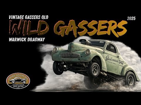 Vintage Gassers Queensland at Warwick Dragway | Full (Gasser) Race Day – May 2025