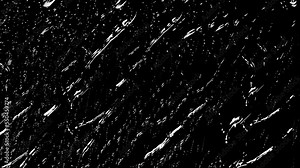 Rain Drops Falling Computer generated rain looped animation. 4k heavy rain version.
