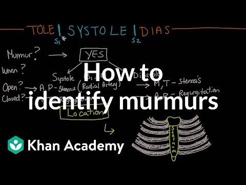 How to identify murmurs | Circulatory System and Disease | NCLEX-RN | Khan Academy