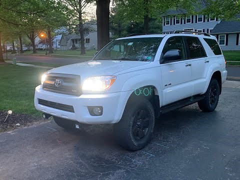 2007 Toyota 4Runner headlight replacement and upgrade.